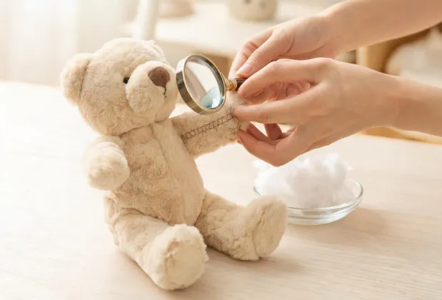 Soft plush toy stitching review